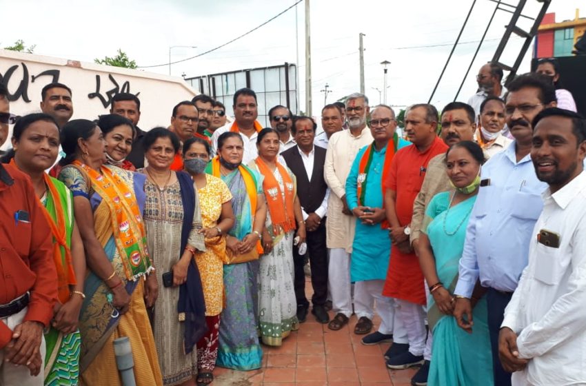 સાબરકાંઠામાં ભાજપ દ્વારા જન આશીર્વાદ યાત્રા આયોજીત કરાઇ