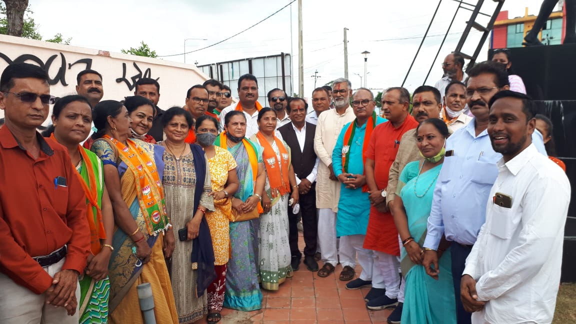 સાબરકાંઠામાં ભાજપ દ્વારા જન આશીર્વાદ યાત્રા આયોજીત કરાઇ