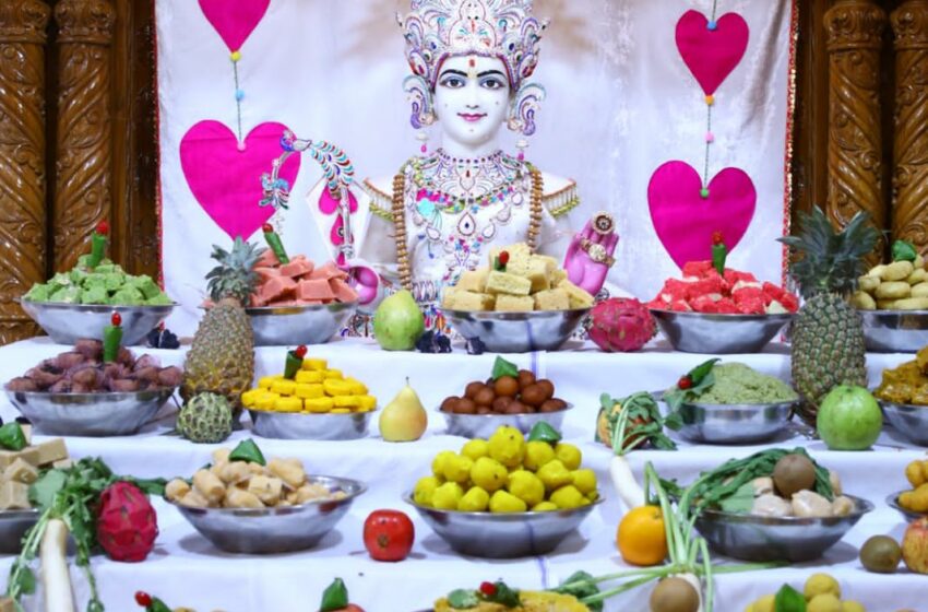 ઘનશ્યામ મહારાજના નવા મંદિરનો પ્રાણ પ્રતિષ્ઠા મહોત્સવ