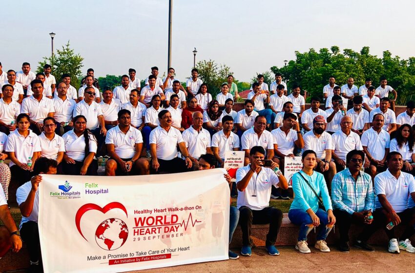 World Heart Day 2023: Felix Hospital Organizes Walkathon On World Heart Day