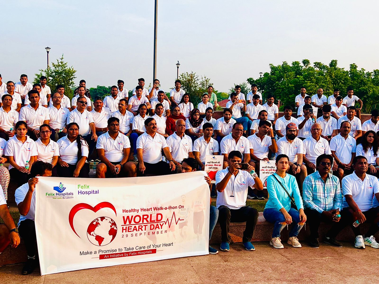 World Heart Day 2023: Felix Hospital Organizes Walkathon On World Heart Day
