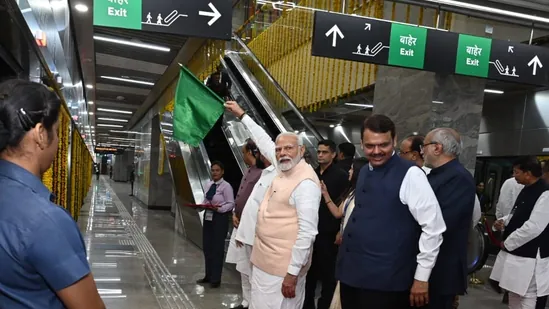 Mumbai Metro Line 3: Launch of the First Underground Metro (मुंबई मेट्रो लाइन 3:पहली भूमिगत मेट्रो की शुरुआत)