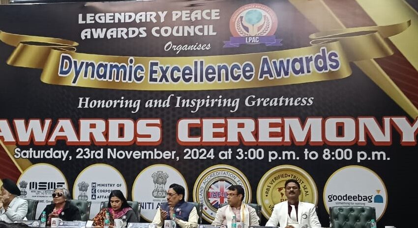 Legendary Peace Award Council 2024: समाजसेवा और उत्कृष्टता के नायकों का भव्य सम्मान समारोह”