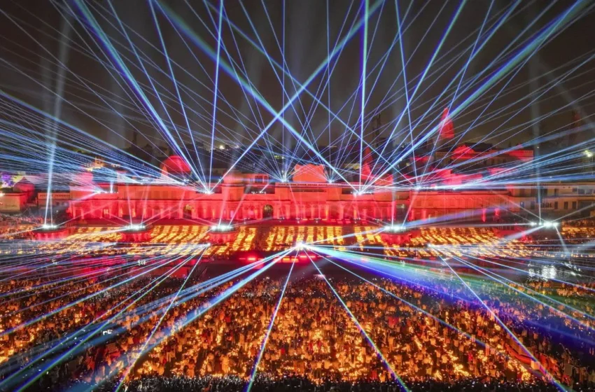 AYODHYA: RAM MANDIR FIRST DIWALI CELEBRATION, DEEPOTSAV, 25 LAKH DIYAS LIGHT UP, AERIAL DRONE SHOW AND A NEW WORLD RECORD