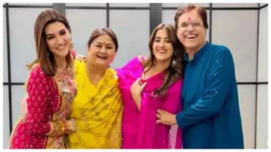 Who all are there in her family?