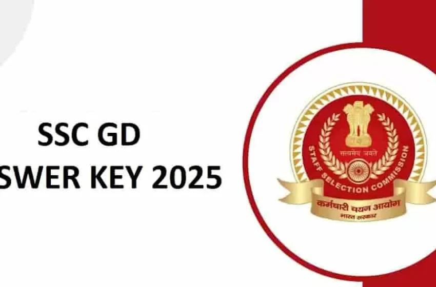 SSC GD  Answer Key 2025
