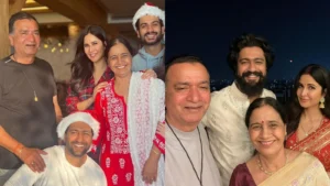 Who all are there in his family?