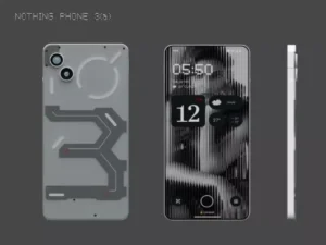 Some details on the design of Nothing phone 3a