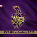 KKR IPL Schedule 2025