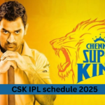 CSK IPL schedule
