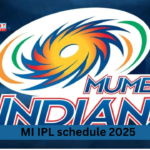 MI IPL schedule