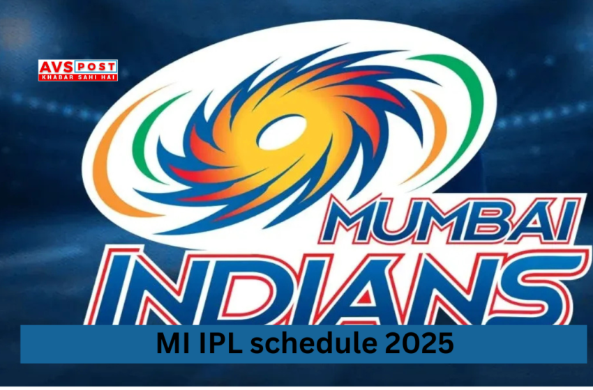 MI IPL schedule 2025 : Dates, Venues & Details