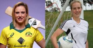 Ellyse perry's Football and cricket career.