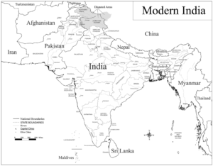 India's area and boundaries