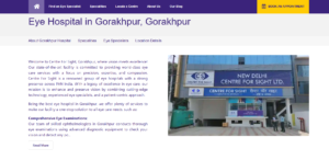 Top 5 eye care centers in Gorakhpur
