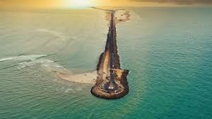 What is the history and significance of this bridge? (Dhanushkodi)