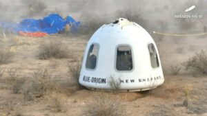 Blue Origin launched its NS-31 mission, marking a historic milestone with the first all-female crew