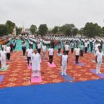 હિંમતનગર:11 મો વિશ્વ યોગ દિવસ ભારે ઉત્સાહથી અનેક જગ્યાએ ઉજવવામાં આવ્યો