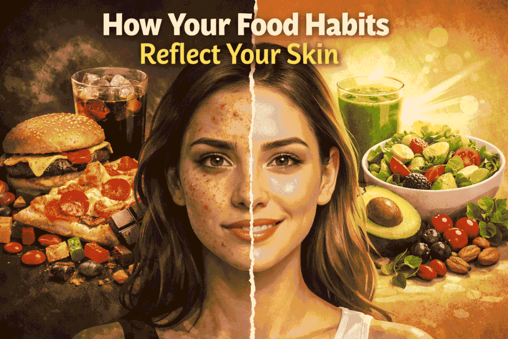 How Your Food Habits Reflect Your Skin : A Science-Backed Guide to Clearer, Healthier Skin