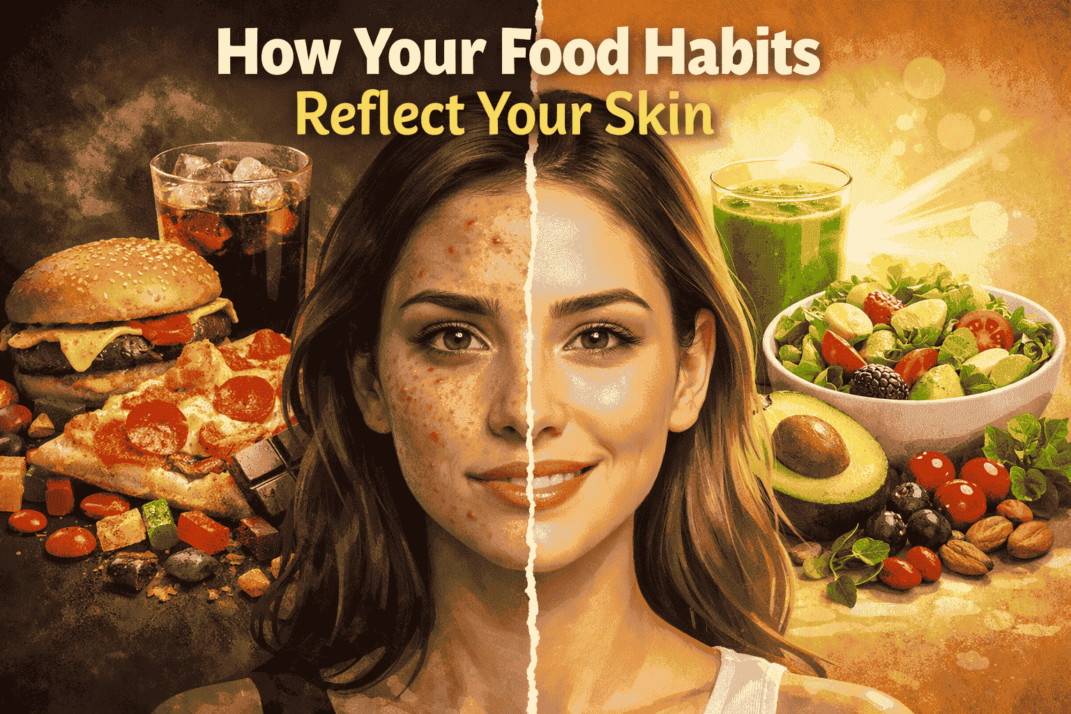 How Your Food Habits Reflect Your Skin : A Science-Backed Guide to Clearer, Healthier Skin
