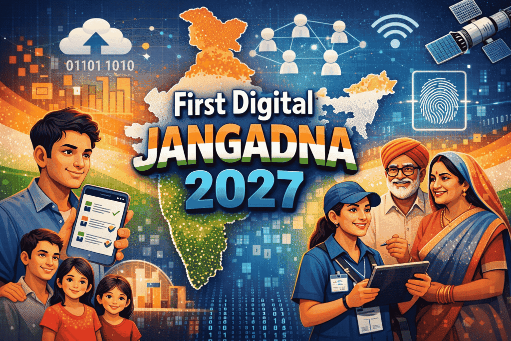First Digital Jangadna 2027 : भारत की ऐतिहासिक डिजिटल जनगणना की पूरी जानकारी