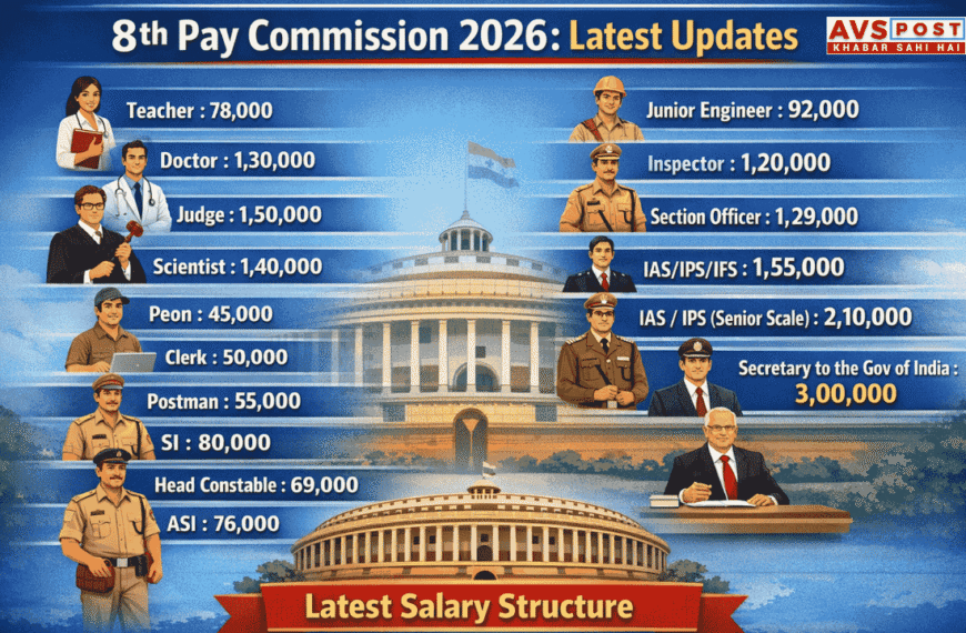8th Pay Commission 2026 : Latest Updates
