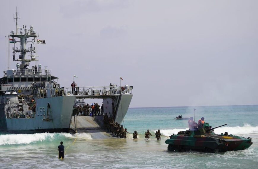 India conducts Major Tri- forces Defence Exercise :“ Dweep Shakti “