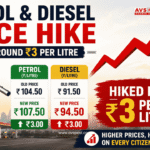 Petrol Diesel Price Hike of ₹3 Per Litre in India