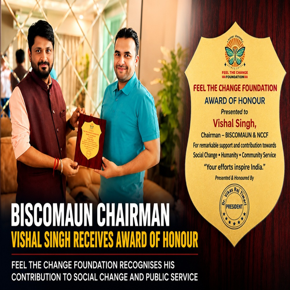 From Parliament Legacy to Brij Bhushan’s Son-in-Law: Why NCCF & BISCOMAUN Chief Vishal Singh’s Recent Delhi Honor is Turning Heads