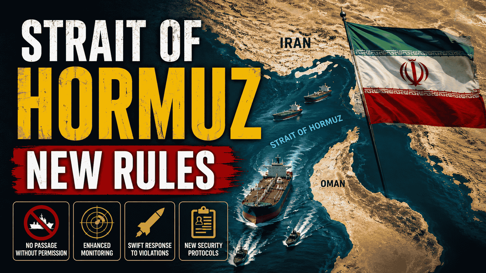 Strait of Hormuz New Rules : स्ट्रेट ऑफ होर्मुज में ईरान का नया नियम, अब सिर्फ तयशुदा जहाजों को मिलेगी एंट्री