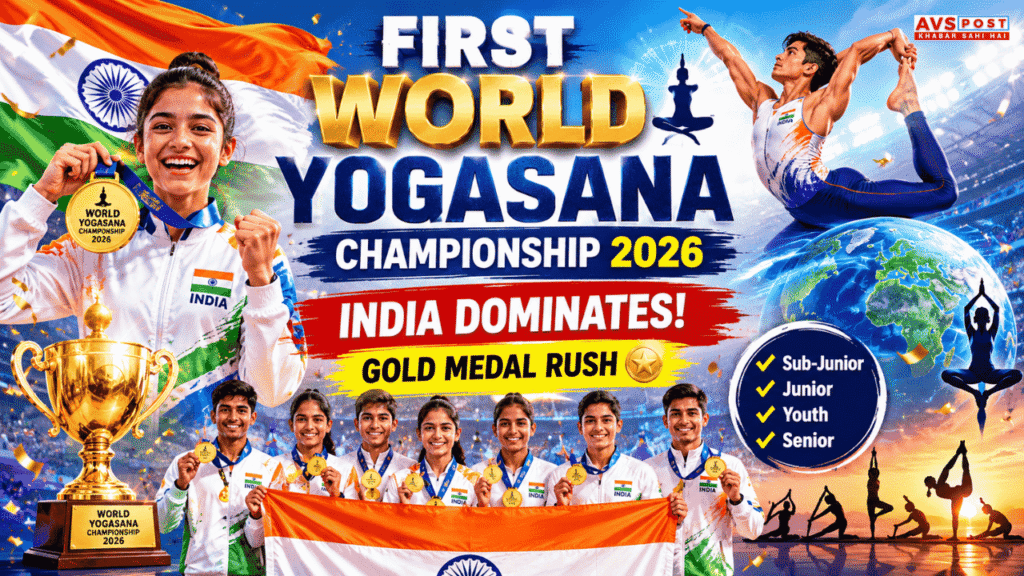 First World Yogasana Championship 2026 : भारत की शानदार जीत और योग का ग्लोबल उत्सव