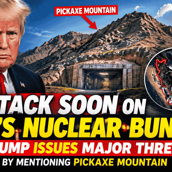 Attack soon on Iran’s nuclear bunker? Trump issues major threat by mentioning Pickaxe Mountain