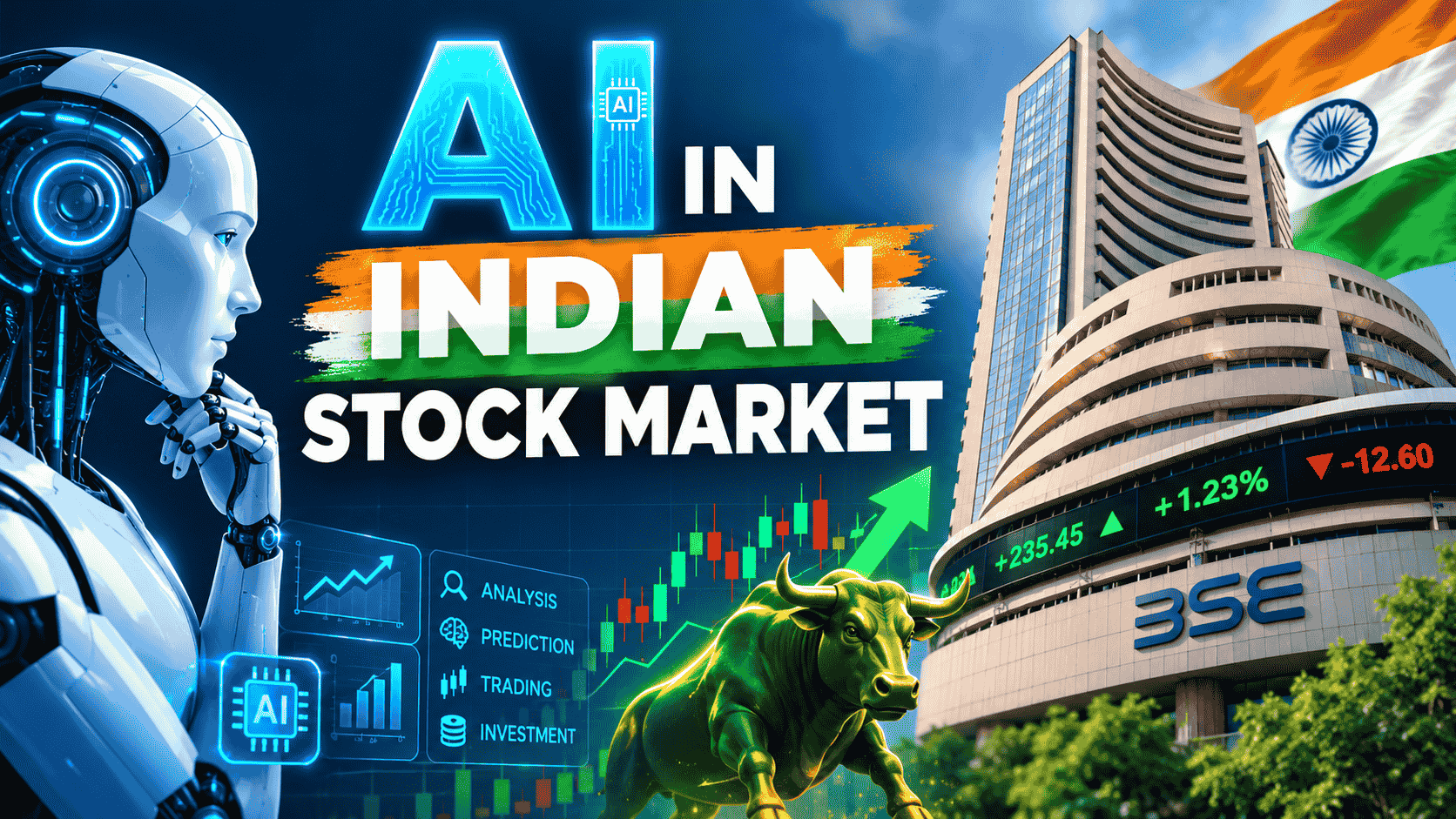 AI in Indian stock market 2026 : आर्टिफीसियल इंटेलिजेंस कैसे बदल रहा है शेयर मार्किट का नक्शा। आखिर कैसे कब्ज़ा जमा रहा है।