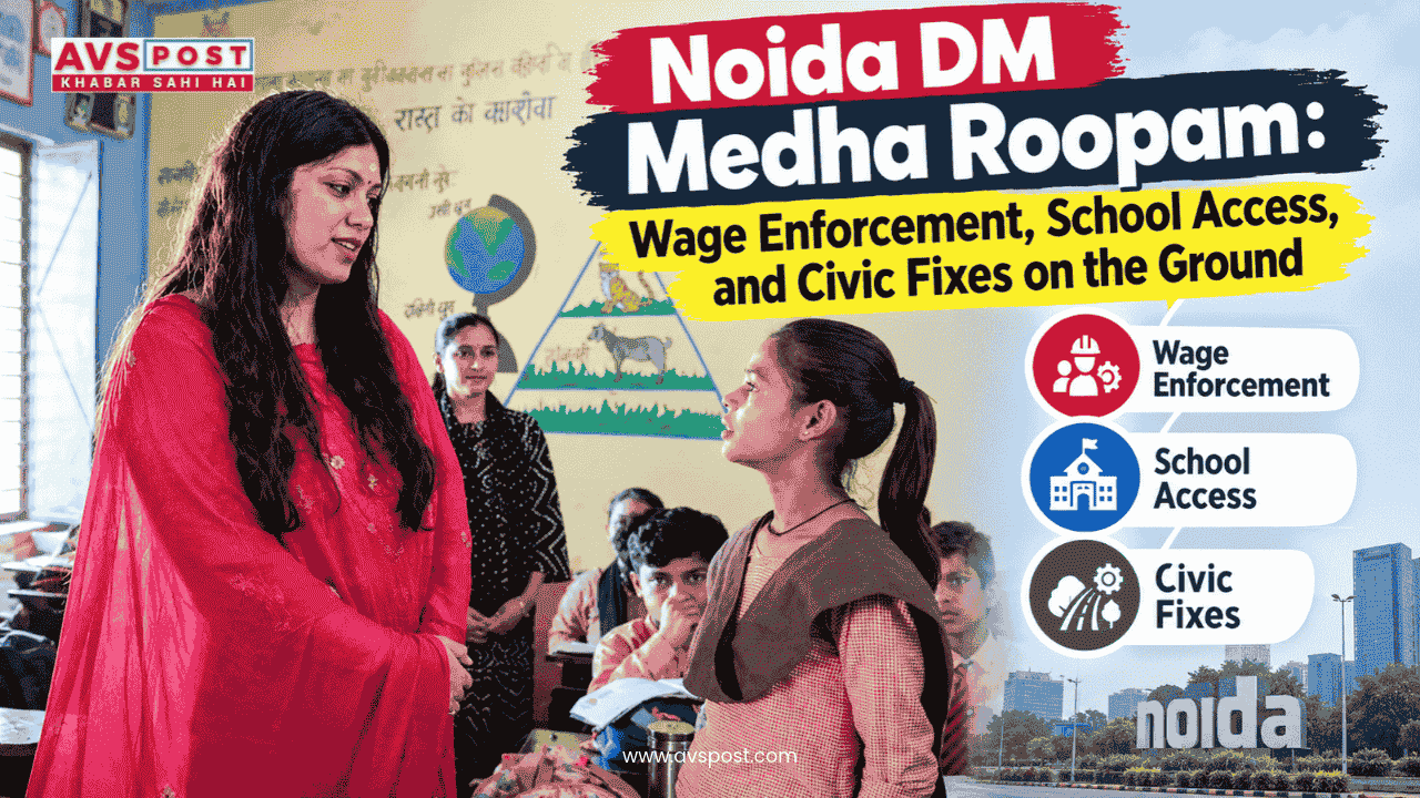 Noida DM Medha Roopam: Wage Enforcement, School Access, and Civic Fixes on the Ground